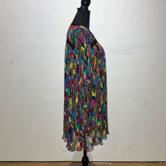 Diane Freis colorful, sheer cardigan - Picture 8 of 13